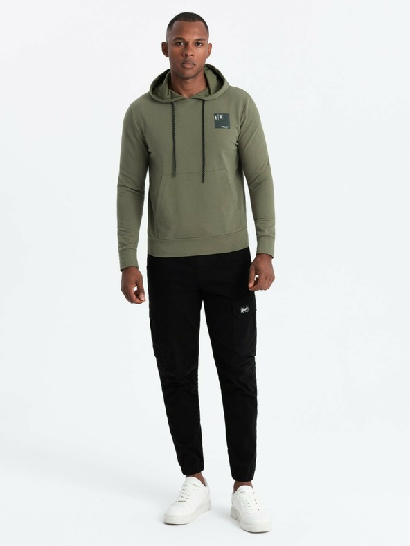 Ombre Clothing Ombre Clothing muška majica s kapuljačom u obliku klokana