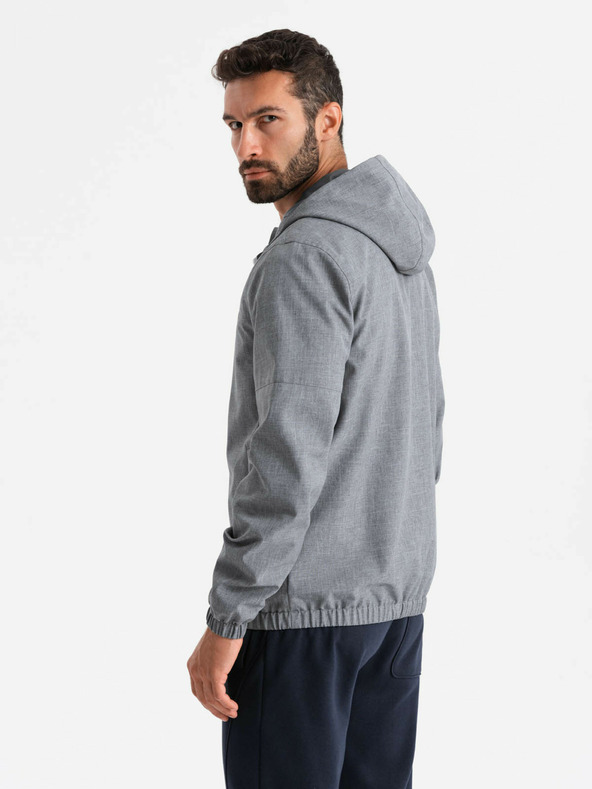 Ombre Clothing Muška lagana sportska jakna s podstavom od flisa Ombre Clothing