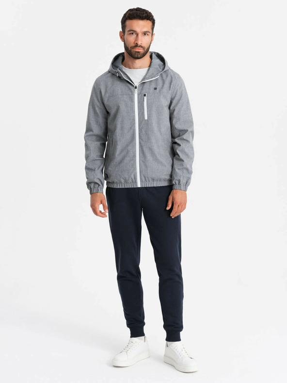 Ombre Clothing Muška lagana sportska jakna s podstavom od flisa Ombre Clothing