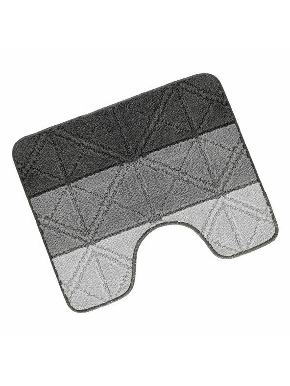 Bellatex WC podloga 50x60cm trokuti sivi Bellatex