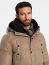 Ombre Clothing Muška duga jakna s džepovima Ombre Clothing