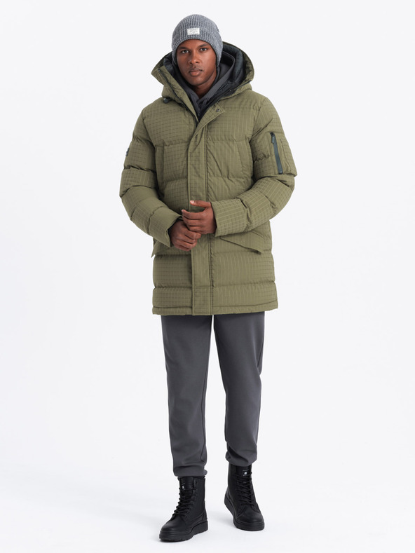 Ombre Clothing Ombre odjeća, muška duga jakna za van