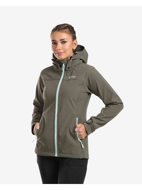 Kilpi Ženska softshell jakna Kilpi RAVIA-W Tamno zelena