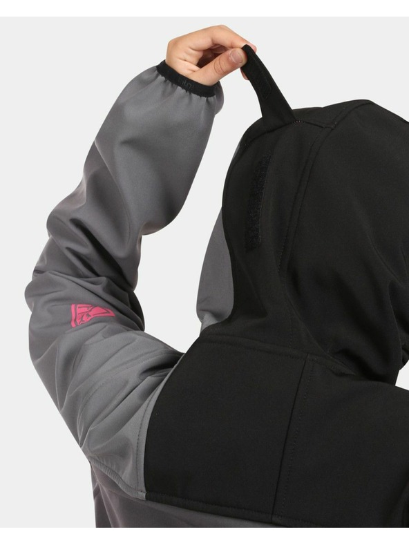 Kilpi Softshell jakna za djevojčice Kilpi RAVIA-J Black