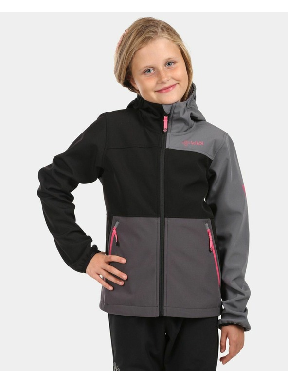 Kilpi Softshell jakna za djevojčice Kilpi RAVIA-J Black