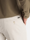 Ombre Clothing Muške chino hlače REGULAR FIT bež Ombre odjeća