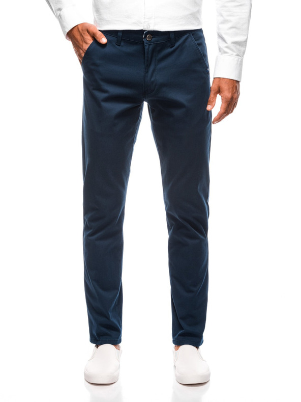 Edoti EDOTI Muške chino hlače, tamnoplave