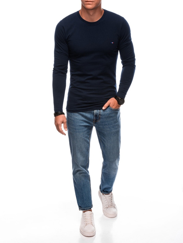 Edoti EDOTI Muška majica dugih rukava, tamno plava