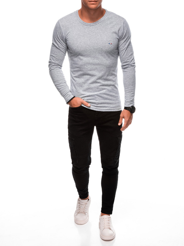 Edoti EDOTI Muška majica dugih rukava, siva