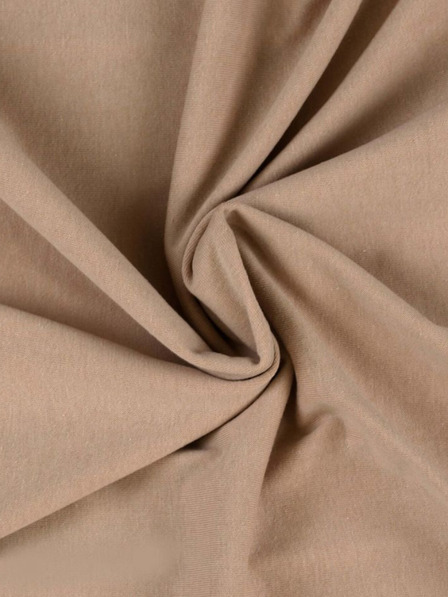 Kvalitex Dvostruka posteljina od žerseja 180x200cm svijetlo bež