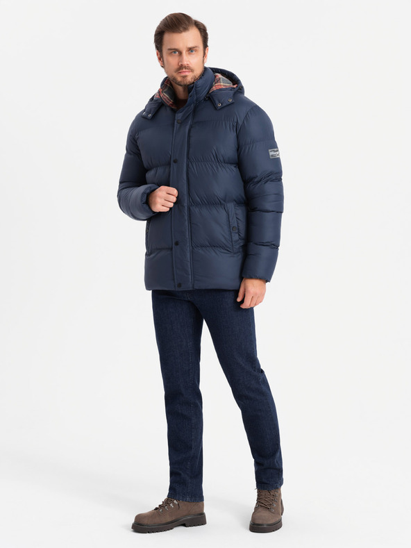 Ombre Clothing Muški sako s kariranom postavom Ombre Clothing