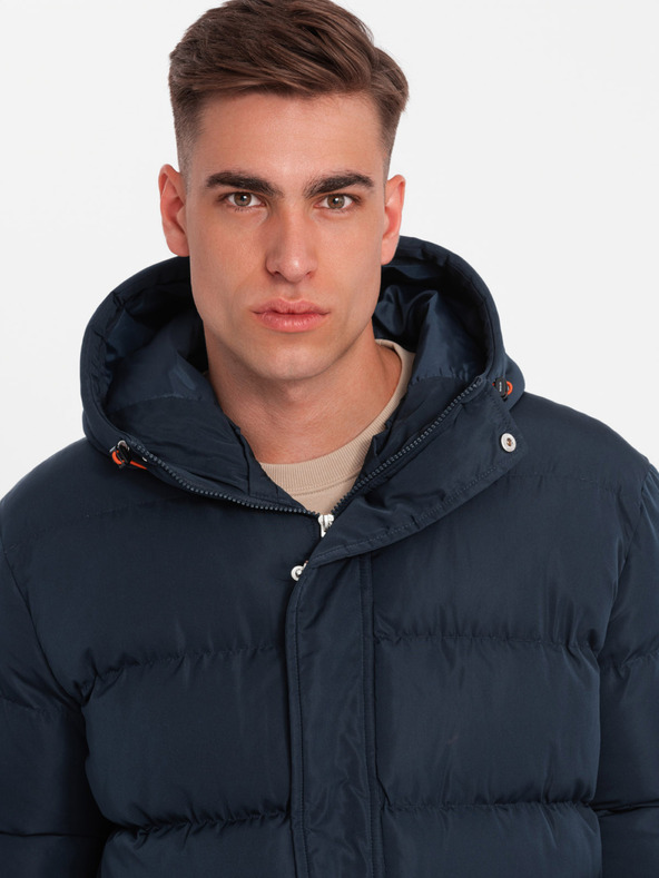 Ombre Clothing Muška sportska topla jakna s dvostrukom kapuljačom Ombre Clothing