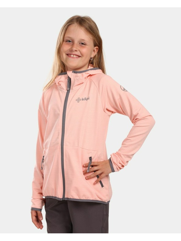 Kilpi Lagana sportska majica s kapuljačom Kilpi MEMPHIS-JG Coral za djevojčice