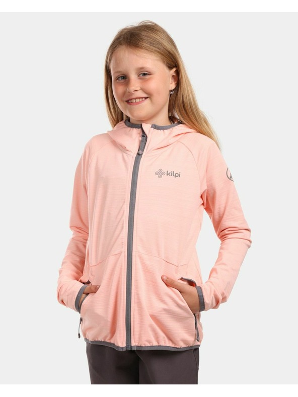 Kilpi Lagana sportska majica s kapuljačom Kilpi MEMPHIS-JG Coral za djevojčice