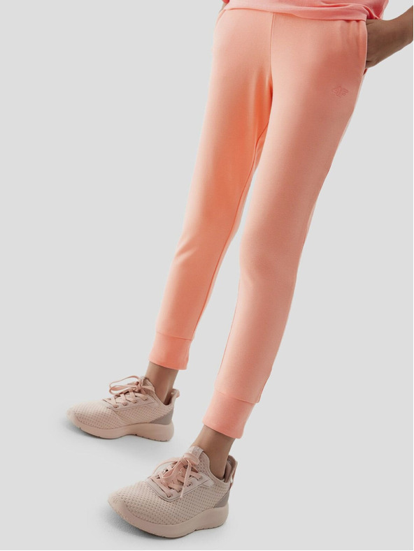 4F Pamučne trenirke za djevojčice