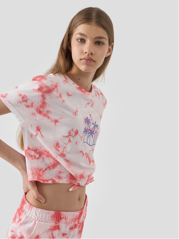 4F Djevojačka majica s printom 4F