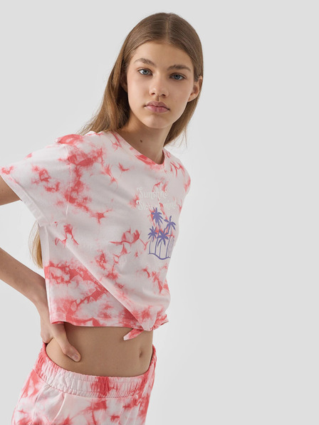 4F Djevojačka majica s printom 4F