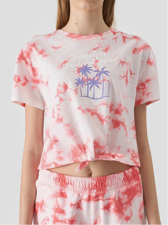 4F Djevojačka majica s printom 4F