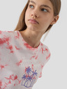 4F Djevojačka majica s printom 4F