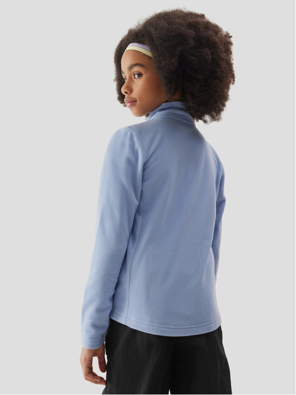 4F Flis za djevojčice s uobičajenim stojećim ovratnikom 4F