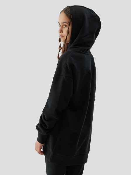 4F Majica za djevojčice bez kopčanja i s kapuljačom 4F