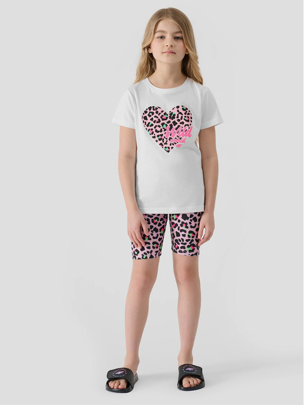 4F Djevojačka majica s printom 4F