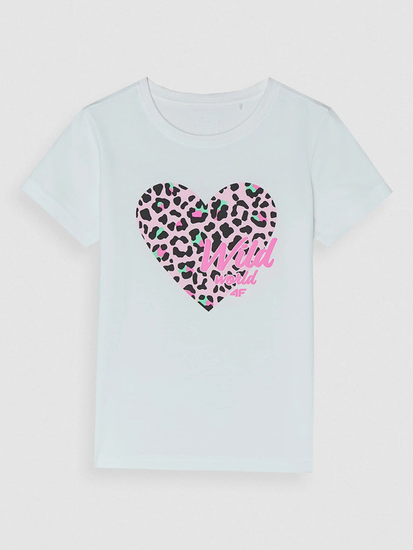 4F Djevojačka majica s printom 4F