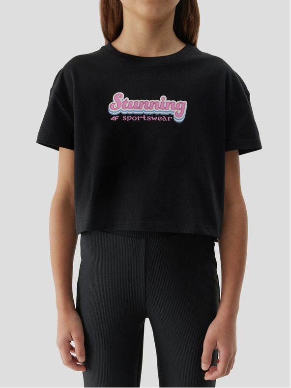 4F Djevojački 4F kratki top od organskog pamuka