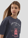 4F Oversize majica za djevojčice s 4F printom