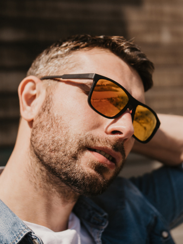 VEYREY VeyRey Unisex sunčane naočale Kerirnus narančaste leće univerzalne