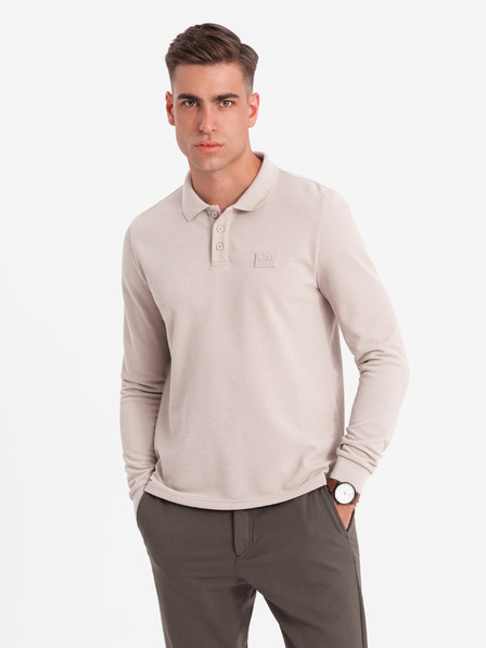 Ombre Clothing Ombre Clothing Muška polo majica dugih rukava