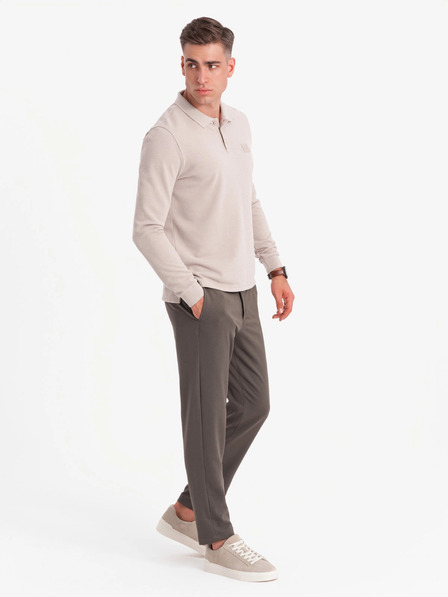 Ombre Clothing Ombre Clothing Muška polo majica dugih rukava