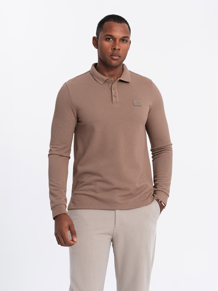 Ombre Clothing Ombre Clothing Muška polo majica dugih rukava