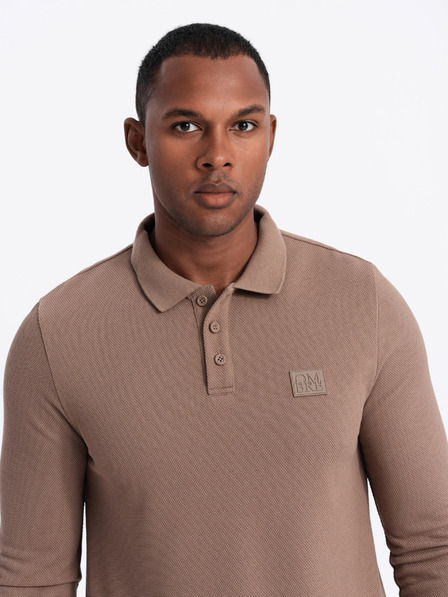 Ombre Clothing Ombre Clothing Muška polo majica dugih rukava