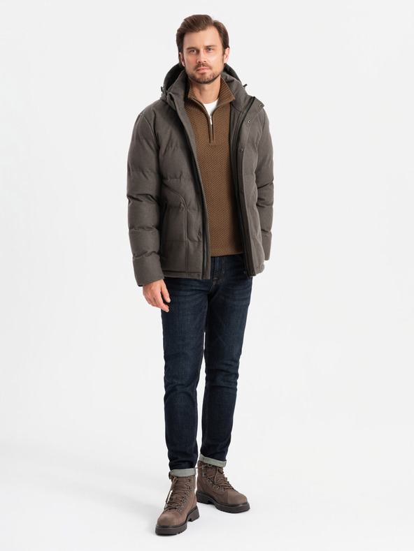 Ombre Clothing Ombre Clothing Muška jakna s kapuljačom