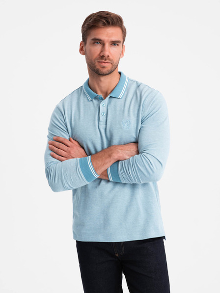 Ombre Clothing Ombre Clothing Muška polo majica dugih rukava