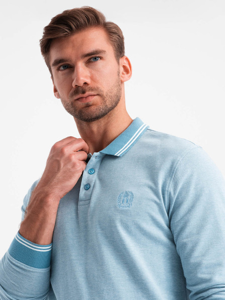 Ombre Clothing Ombre Clothing Muška polo majica dugih rukava