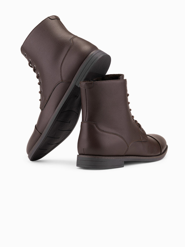 Ombre Clothing Muške čizme od eko kože sa izoliranim visokim vrhom Ombre Clothing