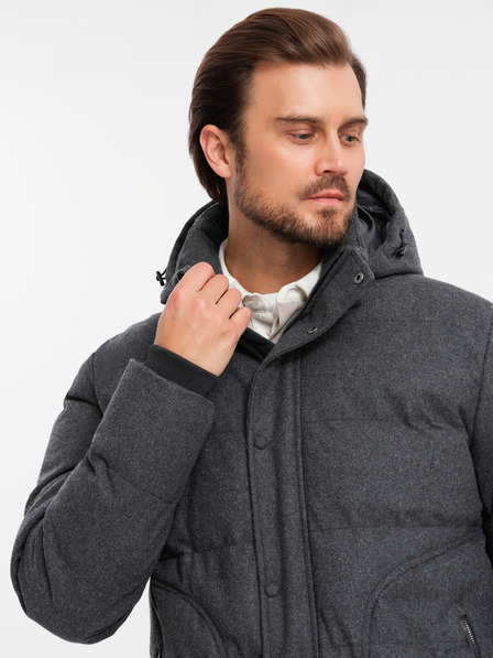 Ombre Clothing Ombre Clothing muška lagana jakna s mrežastom podstavom i kapuljačom