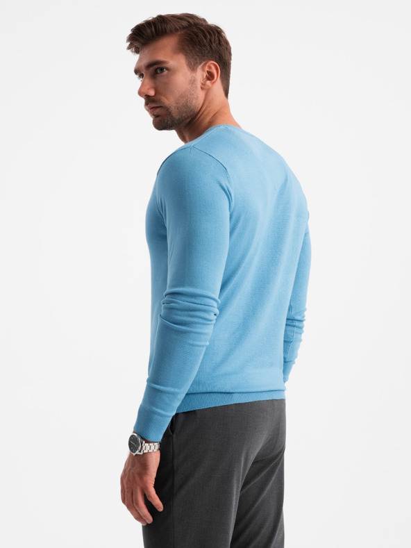 Ombre Clothing Elegantni muški pulover BASIC s V izrezom u Ombre Clothingu