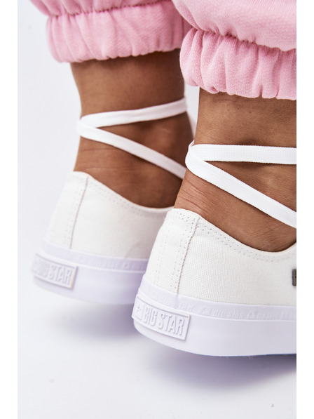 BIG STAR SHOES Ženske klasične Big Star tenisice - bijele