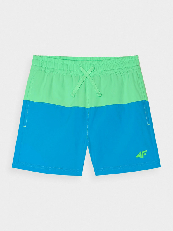 4F Dječačke kratke hlače za plažu tipa boardshorts 4F - plave