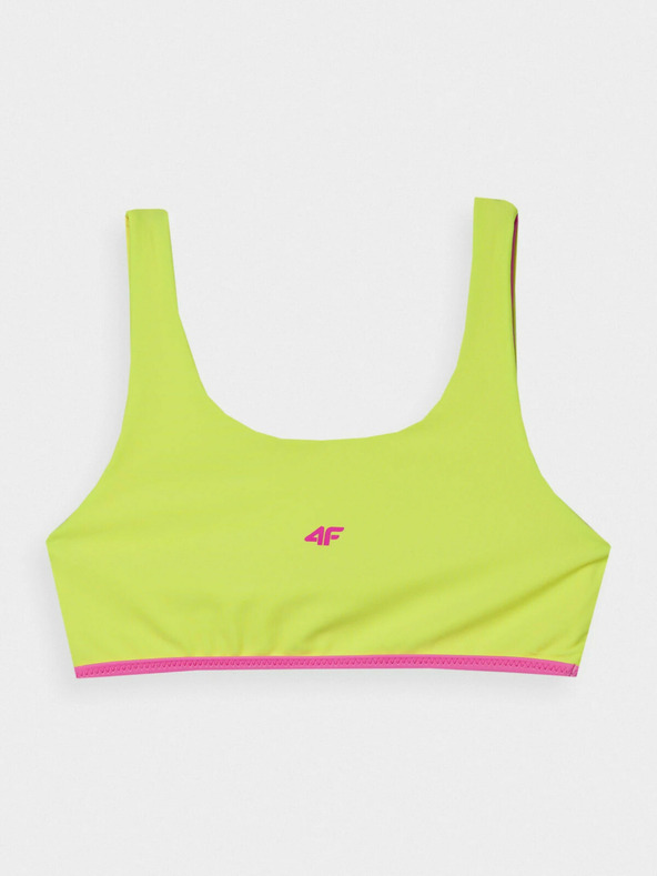 4F Dvodijelni kupaći kostim za djevojčice 4F - zeleno/ružičasto