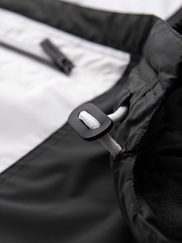 Ombre Clothing Muška svijetla sportska jakna s flisom plava Ombre odjeća