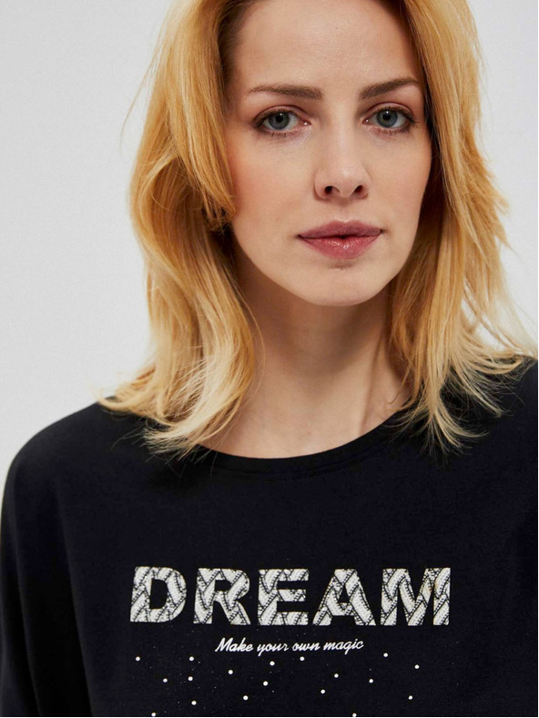 Moodo Crna ženska Moodo majica