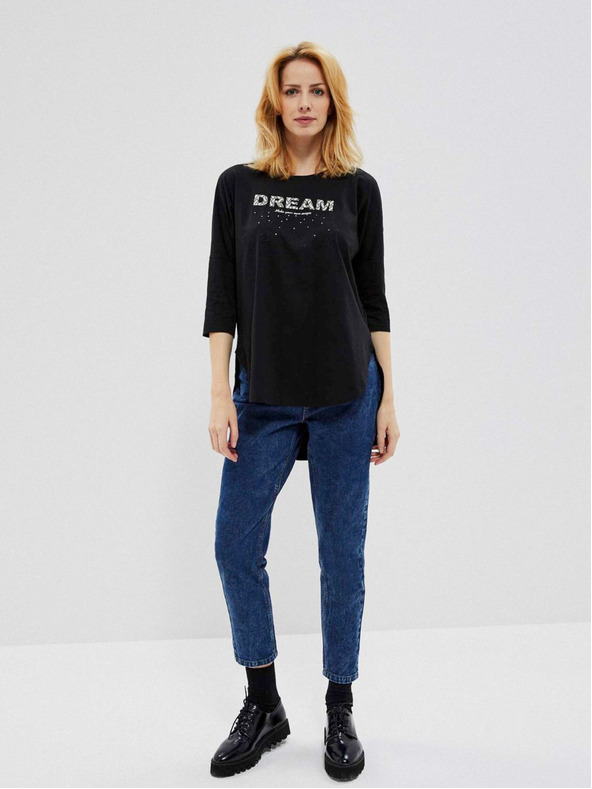 Moodo Crna ženska Moodo majica