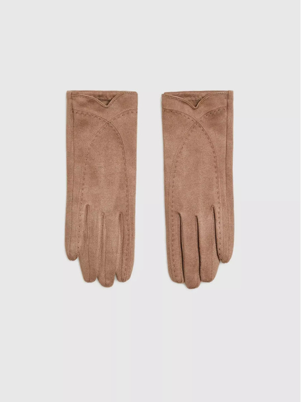 Moodo Moodo smeđe ženske rukavice