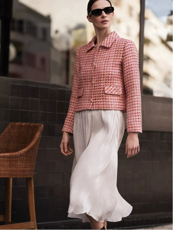 Moodo Moodo roza ženska jakna