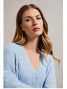 Moodo Svijetloplavi ženski kardigan Moodo