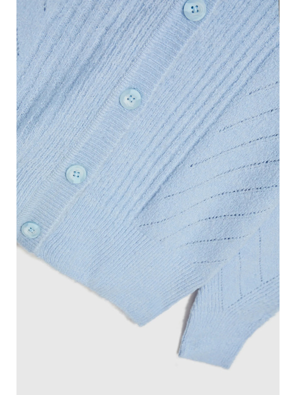 Moodo Svijetloplavi ženski kardigan Moodo